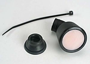 Traxxas 5260 Air filter housing/ foam insert/ straight base/ angled base/ cable tie (1-each) ( TRX® 2.5, 2.5R, 3.3)