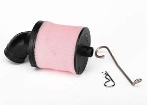 Traxxas 5268 Air filter body (high volume)/ filter support/ cap/ foam filter, pre-filter/ air filter base/ wire mount/ hardware (1 each)