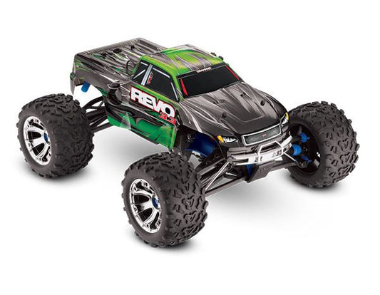 Traxxas 53097-3-GRN Revo 3.3 4WD RTR Nitro Monster Truck w/TQi (Green) 2.4Ghz Radio, TSM, Batteries & DC Charger