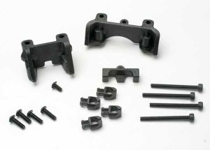 Traxxas 5317 Shock mounts (front & rear)/ wire clip (1)/ chassis wire clips (4)/ 3x32mm CS (4)/ 3x6mm BCS (1)