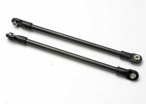 Traxxas 5319 Push rod (steel) (assembled with rod ends) (2) (black) (use with #5359 progressive 3 rockers)