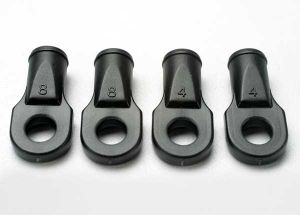 Traxxas 5348 Rod ends, Revo® (large, for rear toe link only) (4)