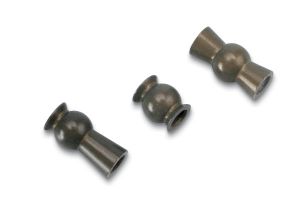 Traxxas 5355X Hollow ball set, aluminum Revo® (30)/ tall centered hollow ball (2)/ tall offset hollow ball (2)/ bump steer adjustment shims; 3.5mm (2), 1.17mm (2)