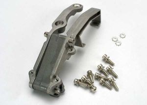 Traxxas 5360 Engine mount (complete assembly)/ 3x28mm CS with washers (2)/ 3x10 CS with washers (10), ELW 3x6.5x.45 (3)