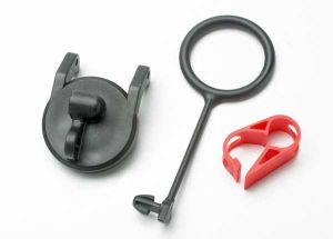 Traxxas 5367 Pull ring (2), fuel tank cap (1)/ engine shut-off clamp (1)