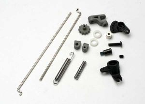 Traxxas 5368 Linkage set, throttle & brake, Revo® (includes servo horns, rod guides, brake spring, brake adjustment dial, brake lever, rods (wires), bellcrank, throttle return spring, hardware)