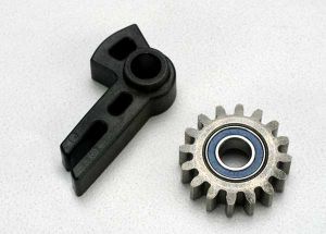 Traxxas 5377 Gear, idler/ idler gear support/ bearing (pressed in)
