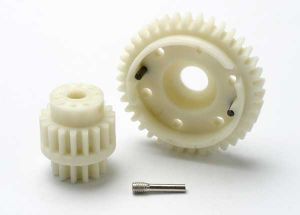 Traxxas 5384 Gear set, 2-speed wide ratio (2nd speed gear 38T, 13T-18T input gears, hardware)