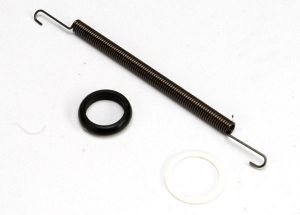 Traxxas 5424 Spring, header (for Revo® big block header)/o-ring (1) & gasket (1) (for exhaust header flange)