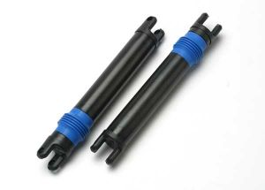 Traxxas 5450 Half shaft set, left or right (plastic parts only) (internal splined half shaft/ external splined half shaft/ rubber boot) (assembled with glued boot) (2 assemblies)