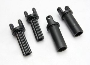 Traxxas 5456 Half shafts, center (internal splined (2)/ external splined (2)) (plastic parts only)