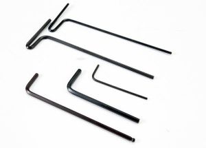 Traxxas 5476X Hex wrenches; 1.5mm, 2mm, 2.5mm, 3mm, 2.5 ball
