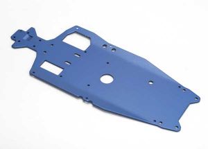 Traxxas 5522 Chassis, 6061-T6 aluminum (3mm) (blue anodized)/ adhesive foam pad (1)