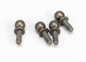 Traxxas 5529X Ball studs, aluminum, hard-anodized, PTFE-coated (4) (use for inner camber link mounting)