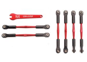 Traxxas 5539X Jato® Turnbuckle Set - red-anodized