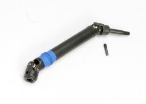 Traxxas 5551 Driveshaft assembly (1), left or right (fully assembled, ready to install)/ M3/12.5mm yoke pin (1)