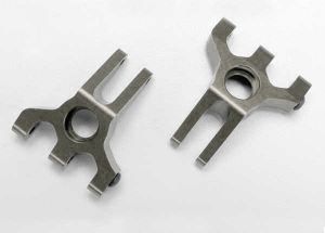 Traxxas 5555X Stub Axle Carriers (rear) 6061-T6 aluminum (titanium-anodized)