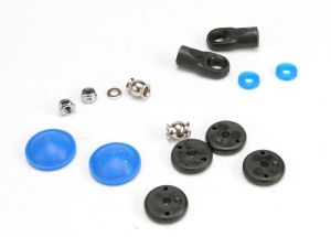 Traxxas 5562 GTR Composite Shocks Rebuild kit, (x-rings, bladders, all pistons, piston nuts, shock rod ends) renews 2 shocks