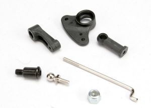Traxxas 5567 Brake cam lever/ linkage rod/ bellcrank/ 4mm ball screw (1)/ 4mm ball cup (1)/ 3.0NL (1)/ 3X10 SS (1)