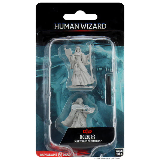 WIZKIDS 72619 D&D Nolzur’s Marvelous Miniatures: Human Female Wizard