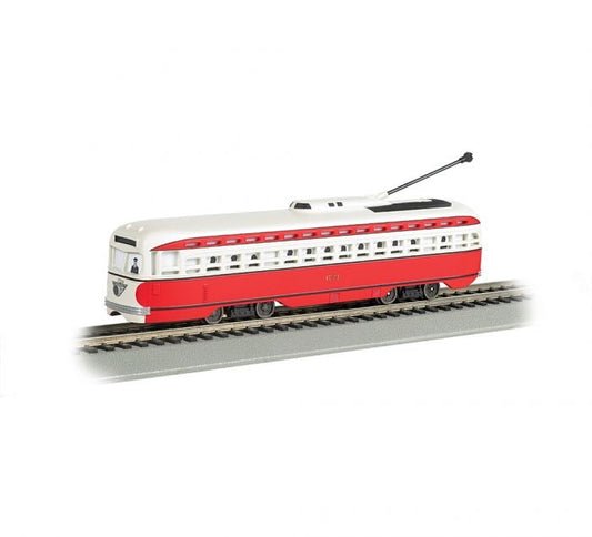 Bachmann 60505 HO 60505 PCC Streetcar, Allegheny Transit #1724 ( DCC and Sound Equipped)