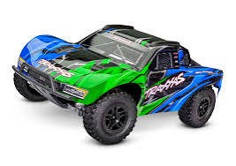 Traxxas 68454-4-GRN Slash® 4x4 VX3 1/10 RTR 4WD Brushless Short Course Truck (Green) w/VX3 ESC, TQi™ Sport 2.4GHz Radio & TSM®