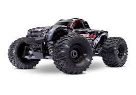 Traxxas 67454-4-BLK Stampede® 4x4 VX3 1/10 RTR 4WD Brushless Monster Truck (Black) w/VX3 ESC, TQi™ Sport 2.4GHz Radio & TSM®
