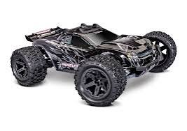 Traxxas 67464-4-BLK Rustler® 4x4 VX3 1/10 RTR 4WD Brushless Stadium Truck (Black) w/VX3 ESC, TQi™ Sport 2.4GHz Radio & TSM®