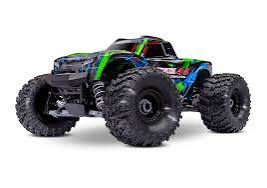 Traxxas 67454-4-GRN Stampede® 4x4 VX3 1/10 RTR 4WD Brushless Monster Truck (Green) w/VX3 ESC, TQi™ Sport 2.4GHz Radio & TSM®