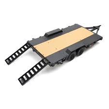 Axial 3409 SCX10 1/10 Flat Bed Vehicle Trailer