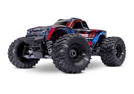 Traxxas 67454-4-RED Stampede® 4x4 VX3 1/10 RTR 4WD Brushless Monster Truck (Red) w/VX3 ESC, TQi™ Sport 2.4GHz Radio & TSM®