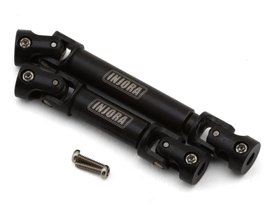 Injora 4M-50BK Hardened Steel Drive Shafts Set for Traxxas® TRX4M™ (Defender/Bronco)