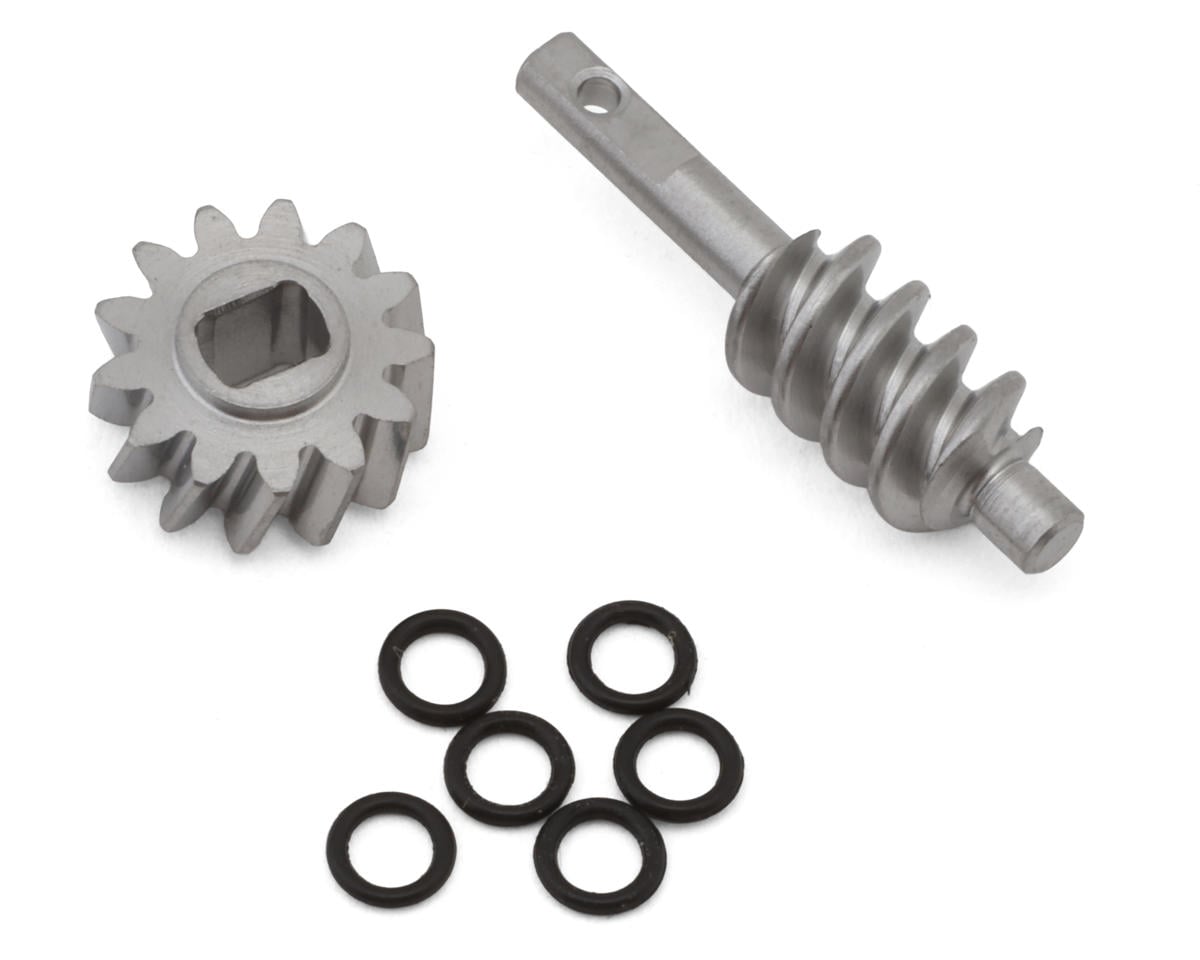 Injora SCX30-14-13T Axial SCX30 Steel Differential Overdrive Worm Gears Set