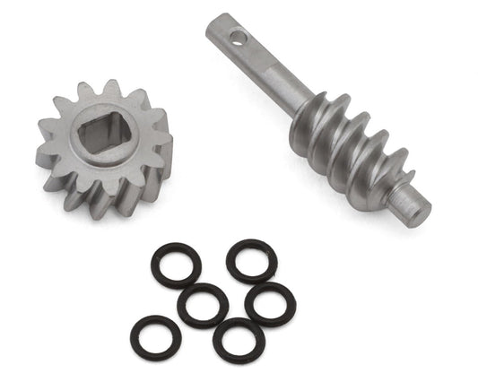 Injora SCX30-14-13T Axial SCX30 Steel Differential Overdrive Worm Gears Set
