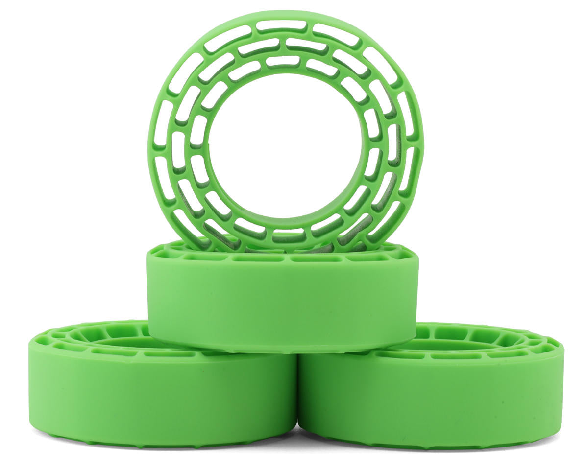 Injora YQT-1370GN 1.3" Micro Crawler Tires Silicone Rubber Inserts (68-72mm) (Soft)
