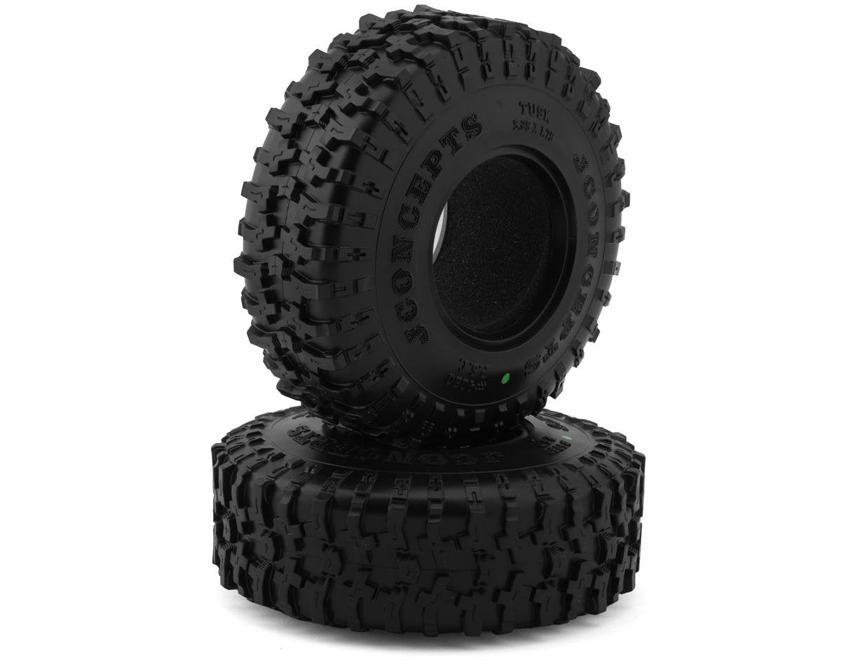 JConcepts 4090-02 Tusk 2.2" All Terrain Rock Crawler Tires (2) (Green)
