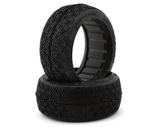 JConcepts 4111-03 Double Bar 1/8 Off-Road Buggy Tires (2) (Aqua A2)
