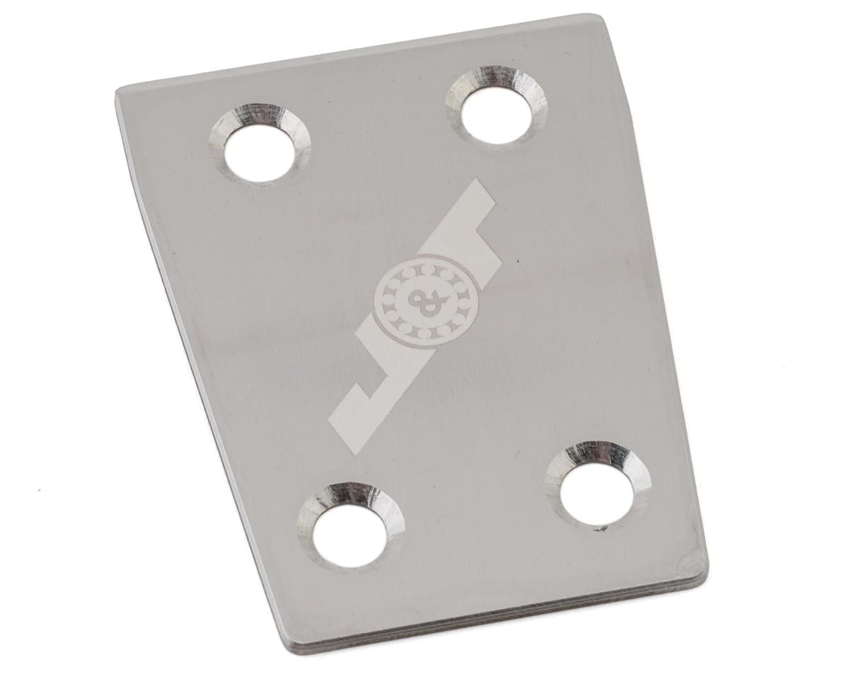 J&T Bearing Co. JT10844-2 AE RC8B4/RC8B4.1 Stainless Steel Rear Skid Plate