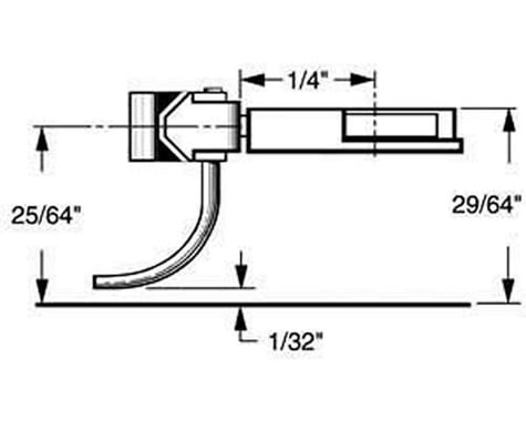 Kadee 23 HO Multi-Purpose Coupler, 1/4" Center (2pr)