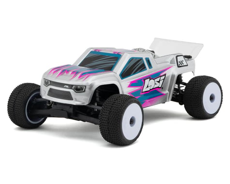 LOSI LOS-1392T2 Micro-T 1/28 2WD Silver RTR Stadium Truck w/2.4GHz Radio, Battery & Charger