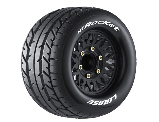 Louise R/C LT3201SX MT-Rocket Soft, 1/10 Monster Truck Tires, 0 & 1/2 " Offset, 12, 14, 17mm Removable Hex