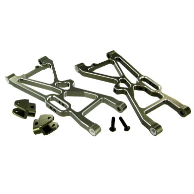 Redcat Racing 710032 Rear Lower Suspension Arms(Aluminum)(GunMetal)(2pcs)
