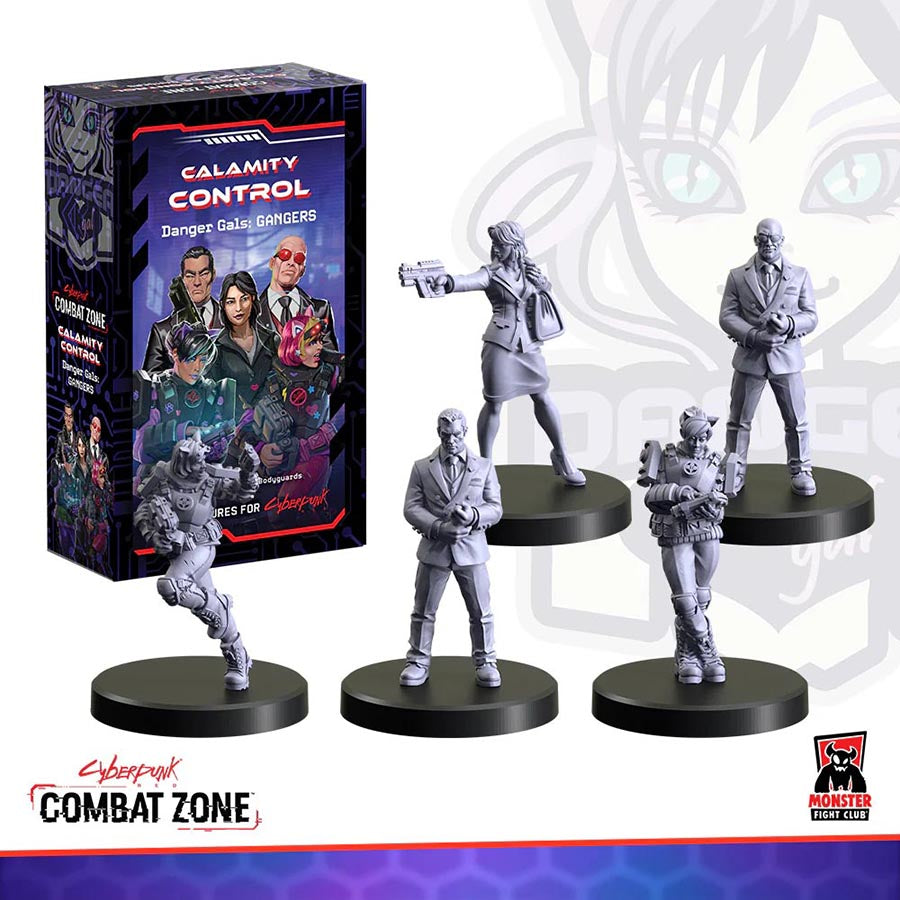 Monster Fight Club 45123 CYBERPUNK RED: Combat Zone: CALAMITY CONTROL (DANGER GALS GANGERS)