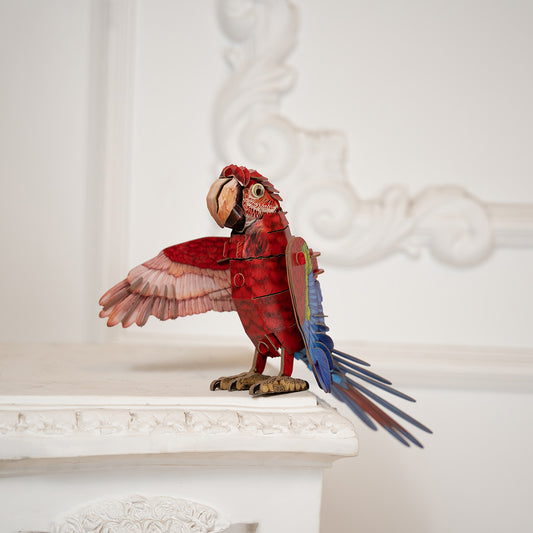 Make Bug B0012 Macaw 3D Kraft Paper Puzzle