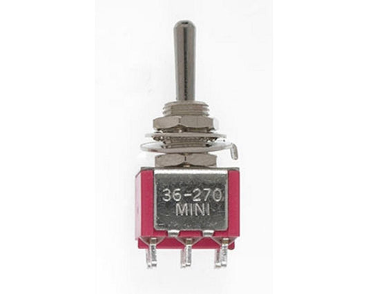 Miniatronics 3627002 DPDT Sprung Mini Toggle 5A 120V (2)
