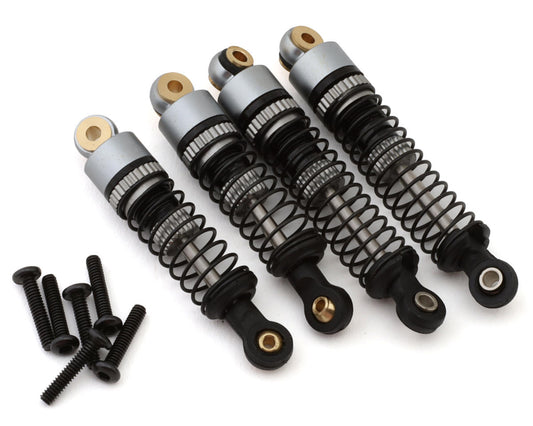 Maverick 150854 Microbe Aluminum Pre-Assembled Shock Set (Grey) (Front/Rear)