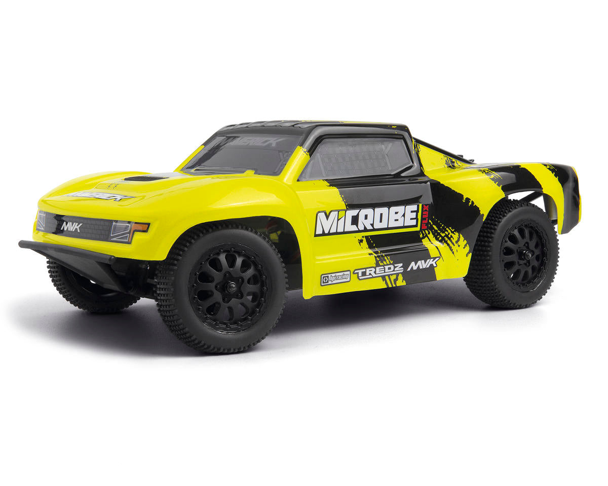 Maverick 151509 Microbe SC Flux 1/24 Brushless RTR 2WD Short Course Truck (Yellow)