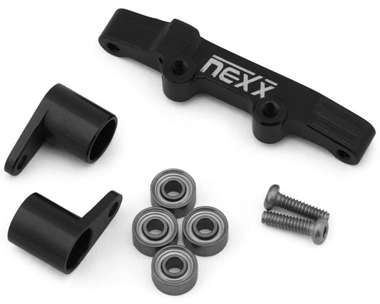 NEXX Racing 493-B Losi® Micro-B Aluminum Steering Rack Set (Black)