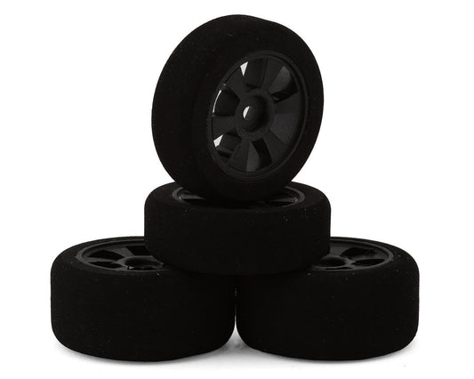 NEXX Racing 555-2-B Losi® Micro-B Pre-Mounted Foam Tires w/Spoked Wheels