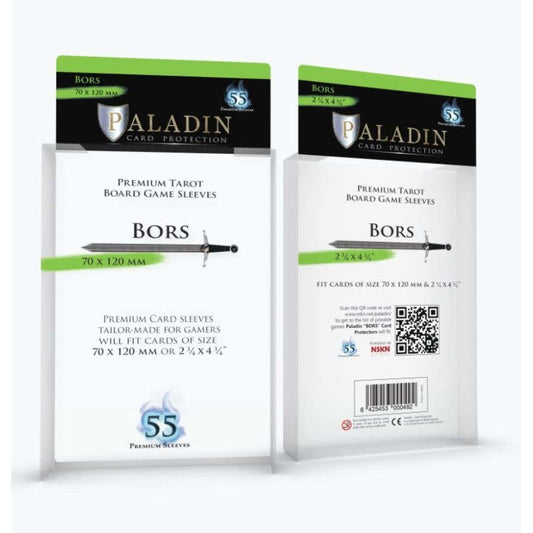Paladin BORCLR Board Game Sleeves: BORS (Tarot)